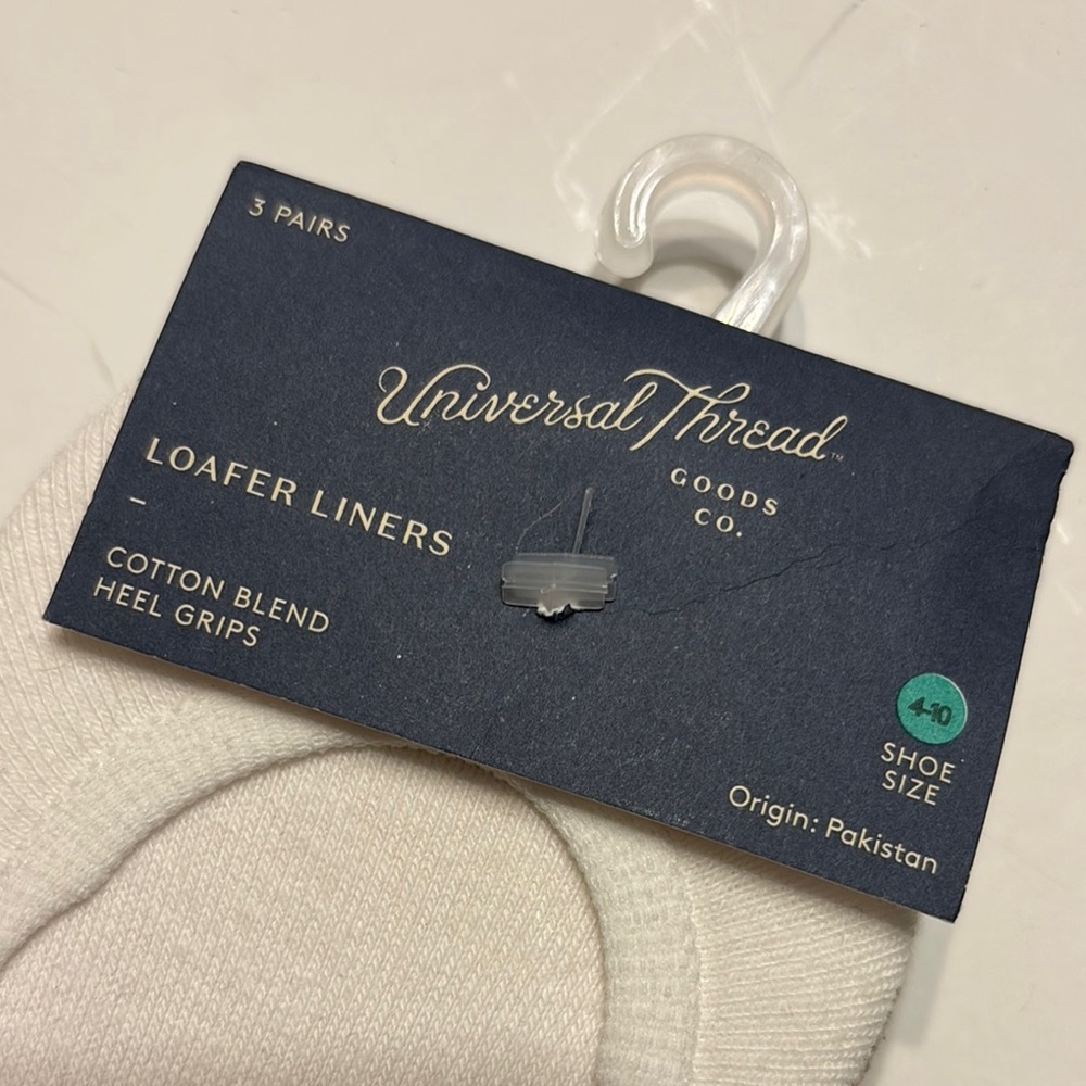 Universal Thread Cotton Blend Loafer Liners 3 Pack Bundle of 3 - Picture 6 of 12